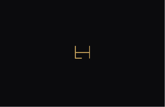 Visitenkarte Konzept ③ LH-Monogramm, Vorderseite